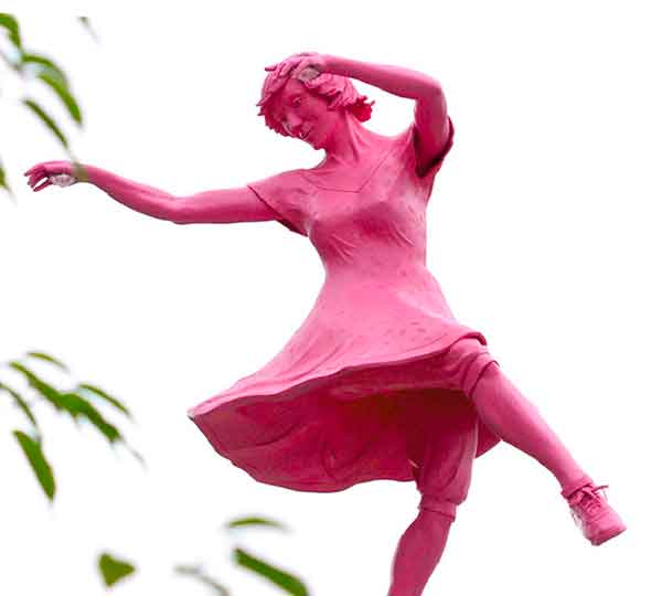 La danseuse de Lumière et ses Arc's / Cécile Pitois