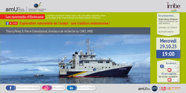 Bannière Les mercredis d'Endoume - Exploration naturaliste de l’océan : une tradition endoumoise !